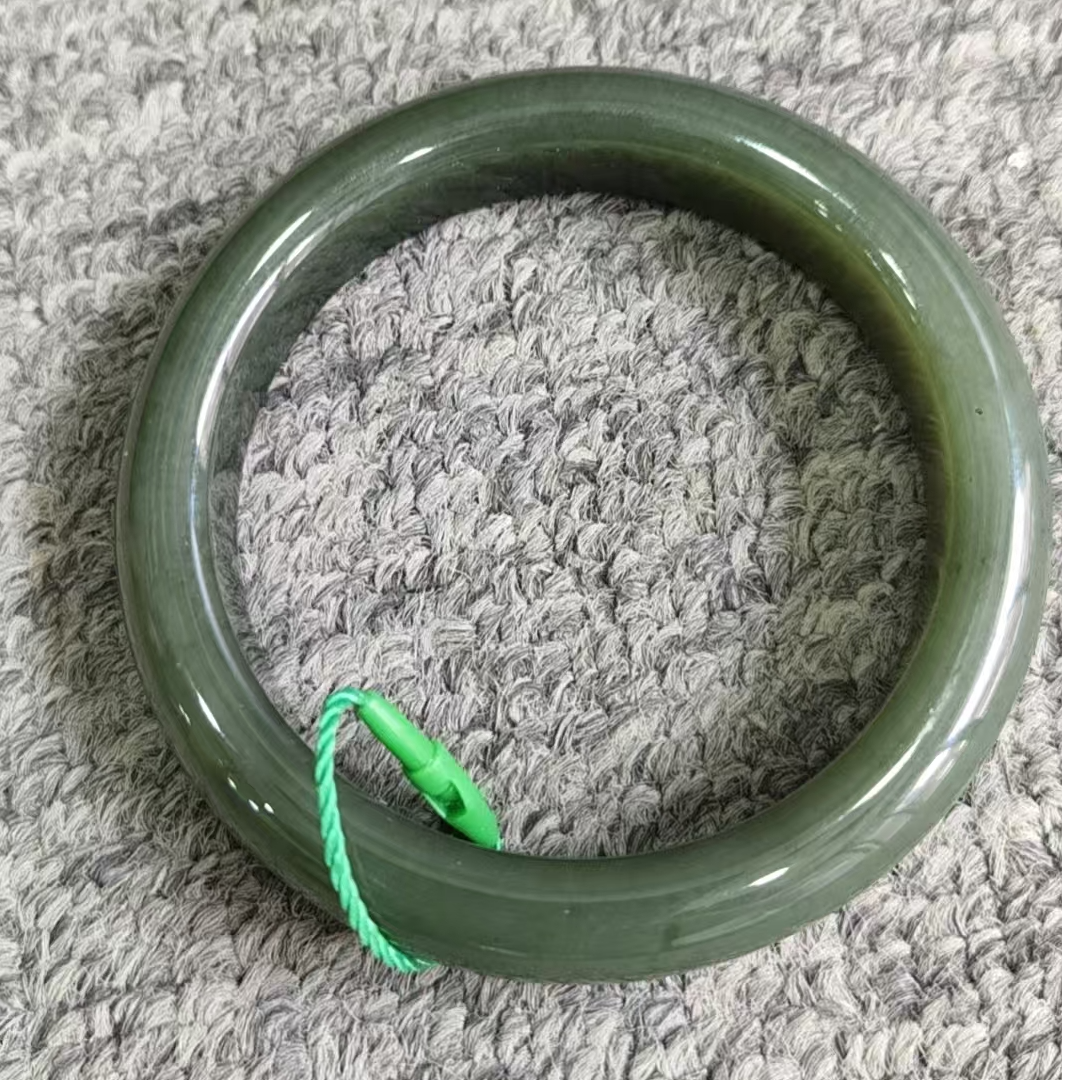 和田玉清黄口和田玉手镯多样性发其一0831