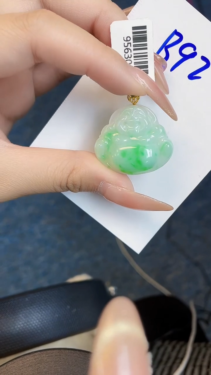 【闪购商品】翡翠颈饰18K金镶嵌00000000