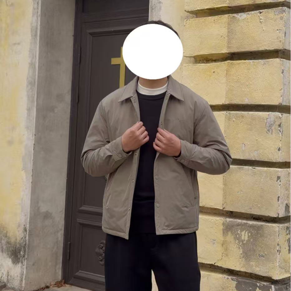 【福利】安明丽男装翻领常规款休闲风韩版潮流羽绒服