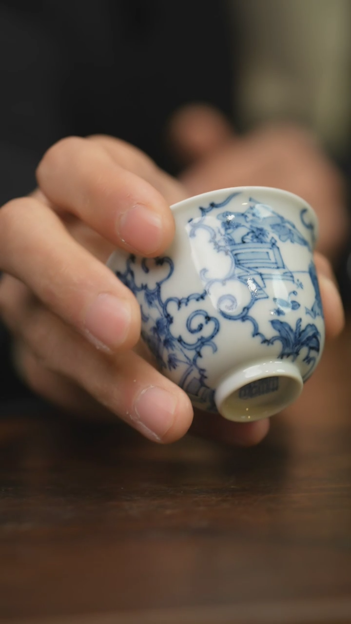 【闪购商品】杯柴窑青花破价福利