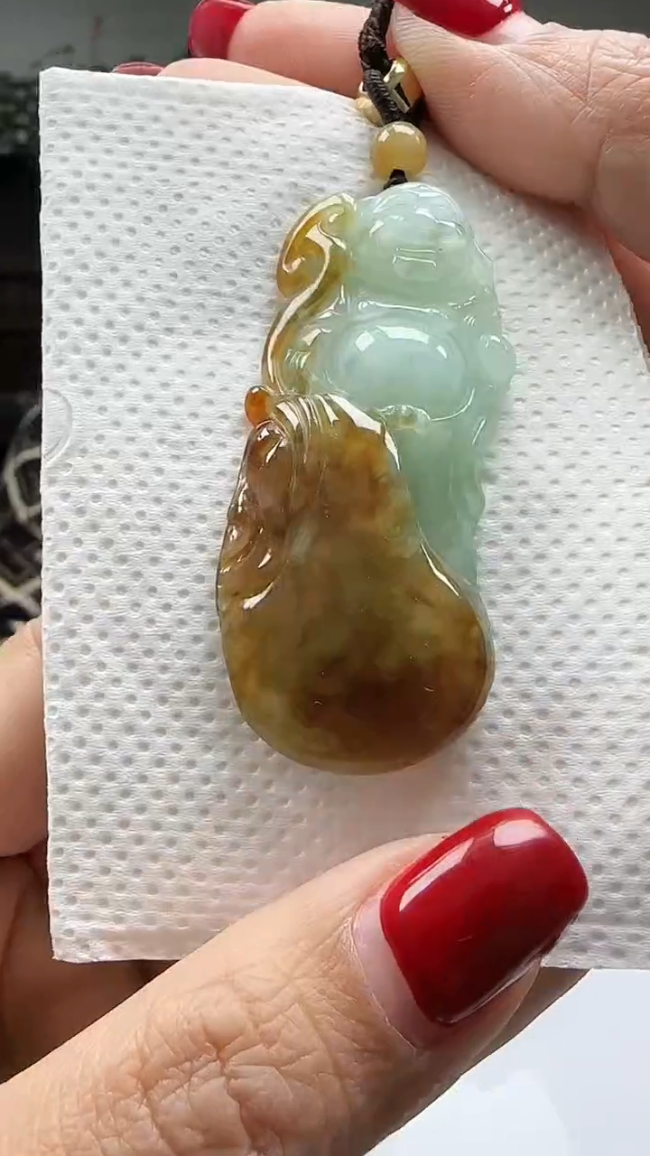 【闪购商品】翡翠颈饰未镶嵌天然翡翠A货吊坠
