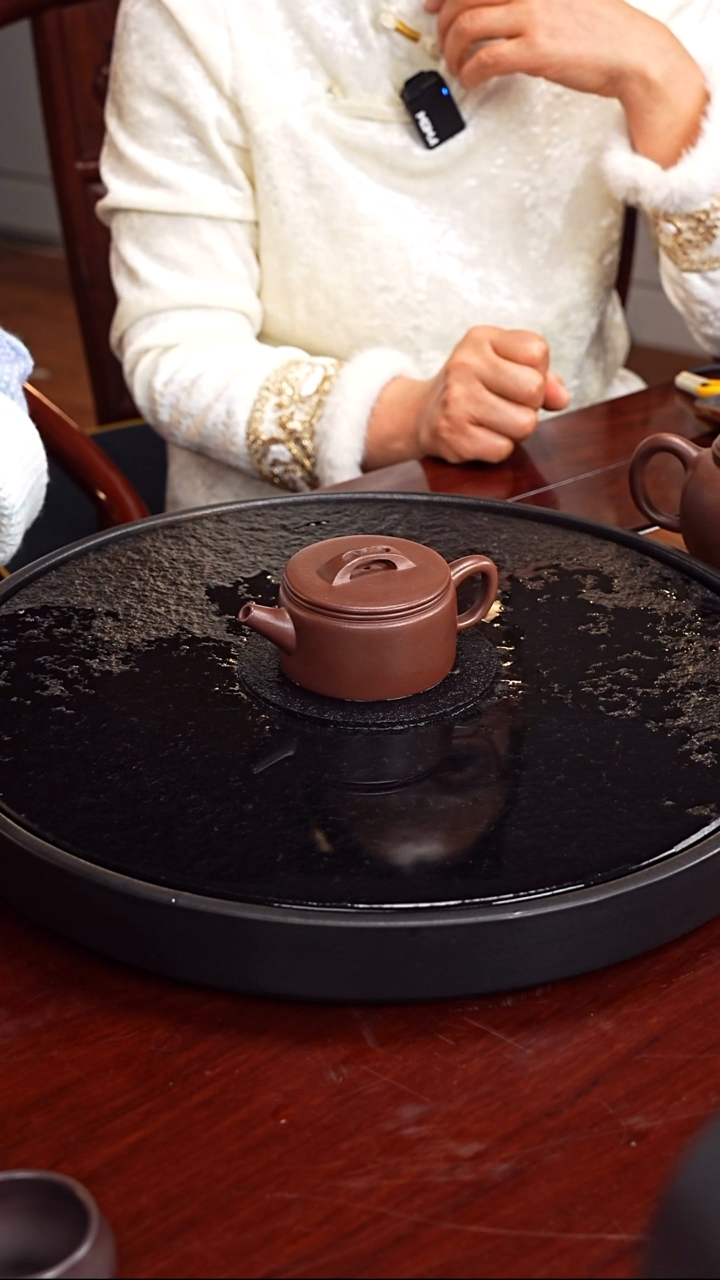 紫砂无张彩萍 汉瓦117  棠韵紫泥 160毫升