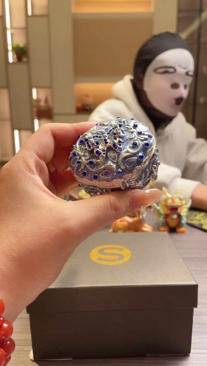 七宝烧珐琅彩首饰盒