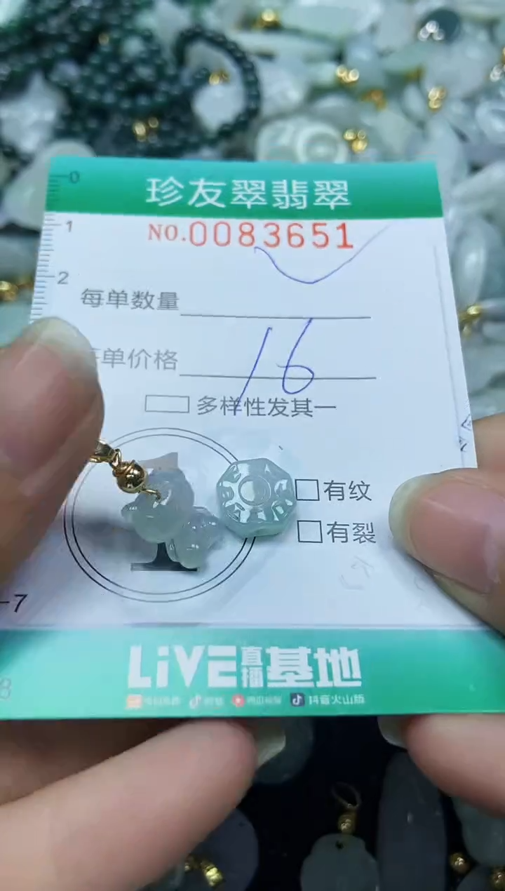 【闪购商品】翡翠颈饰未镶嵌闪购0083651