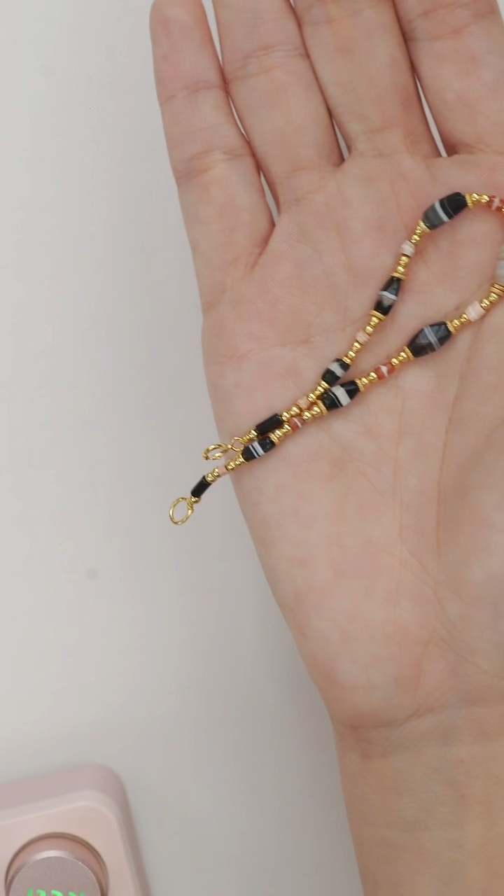 亚克力多宝缠丝手串