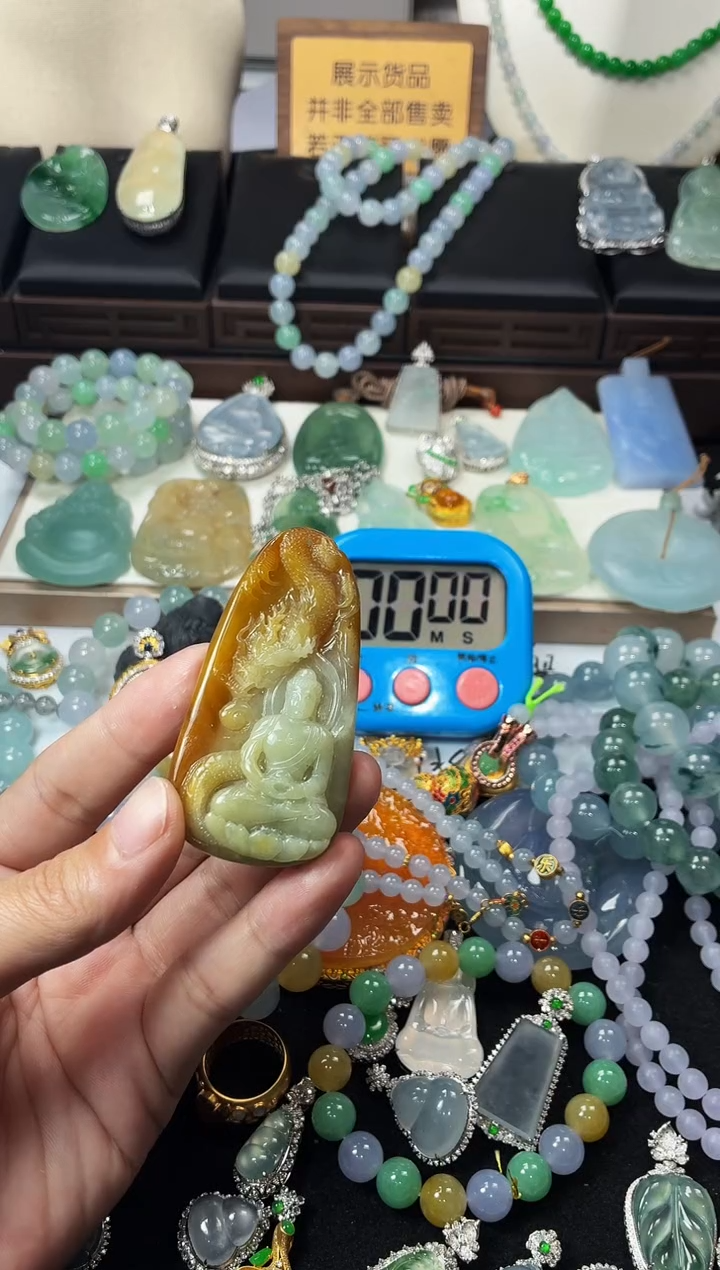 未镶嵌定制翡翠管*5024毛货不退不换