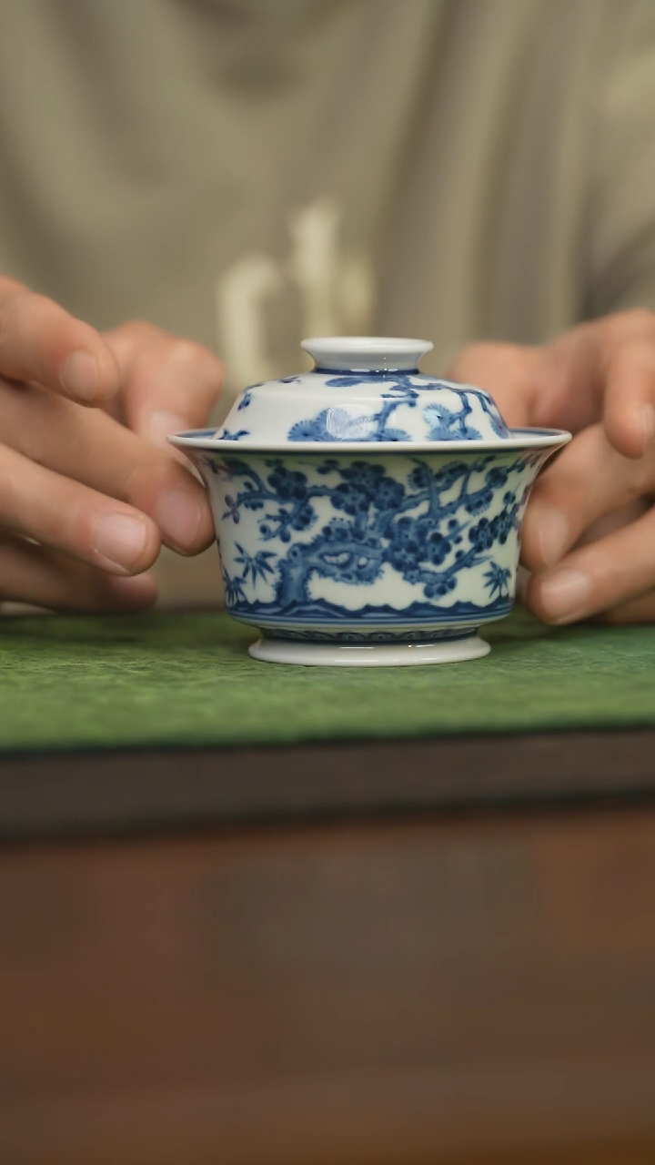 【闪购商品】杯柴窑青花破价福利