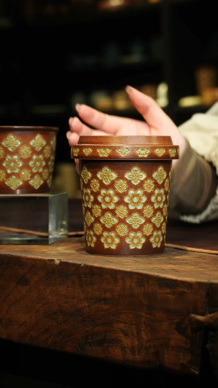 【闪购商品】瓷片李斌 宝相系列 奶茶杯