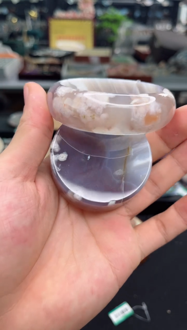 【闪购商品】石英质玉手镯未镶嵌58圈口（赠品镯心）3681036