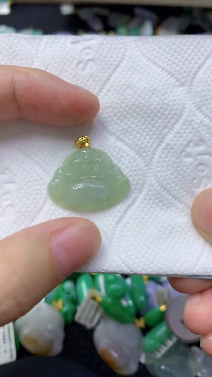 颈饰未镶嵌翡翠天然缅甸翡翠A货