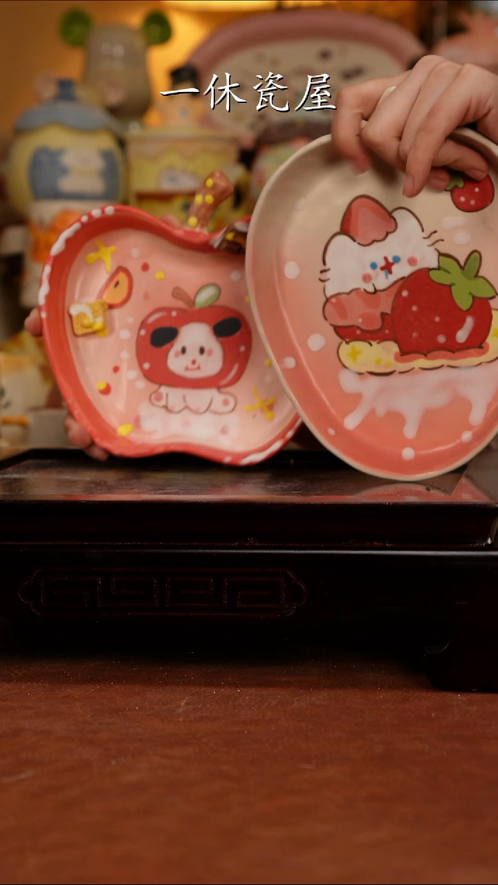 摆件陶景德镇一休瓷屋手作