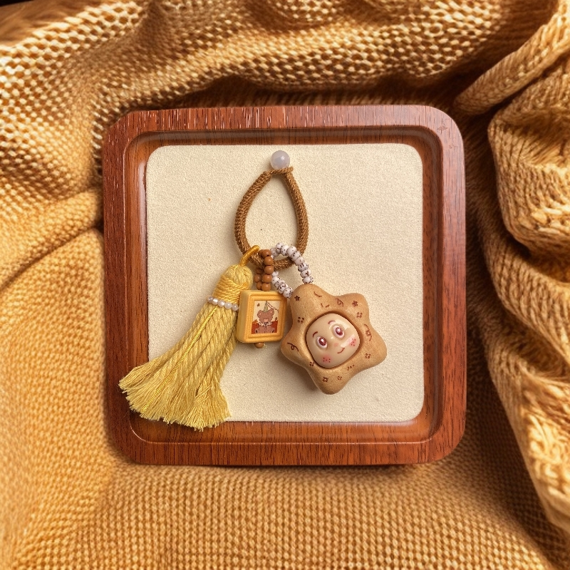 芭比檀多小妹象牙果心二代蜜手工编钥匙扣