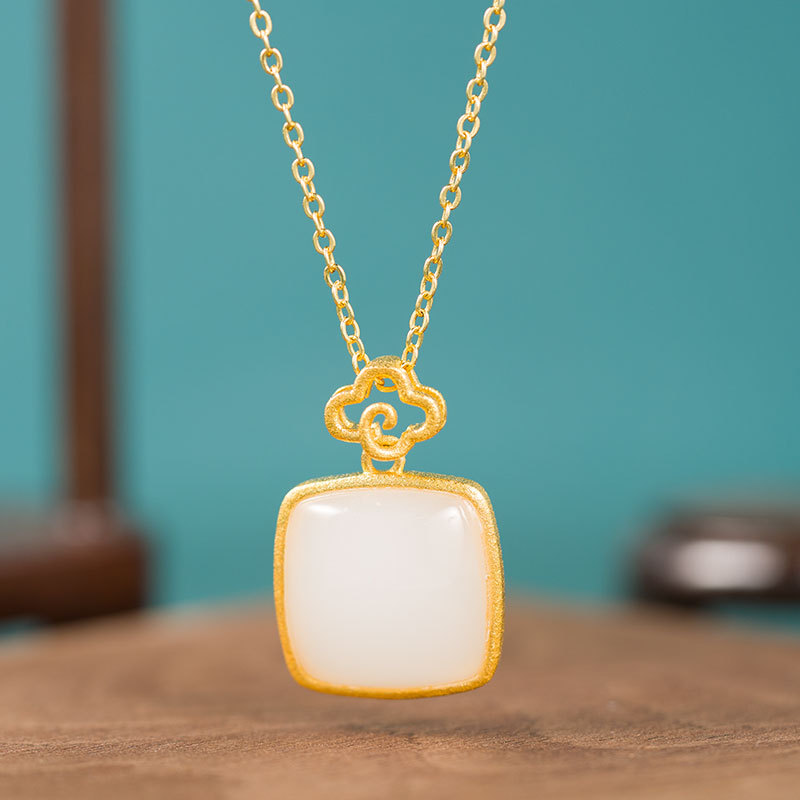 脂白方糖吊坠轻奢国风-A3040