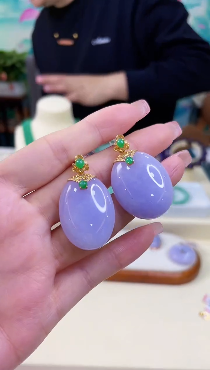 【闪购商品】翡翠颈饰18K金镶嵌多样性发一@@ZY50223034