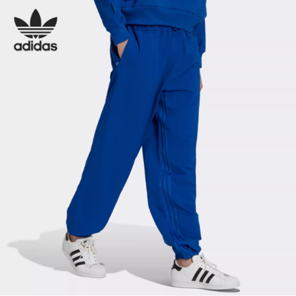 Adidas/阿迪达斯官方正品三叶草男子运动舒适休闲宽松长裤-HM6497