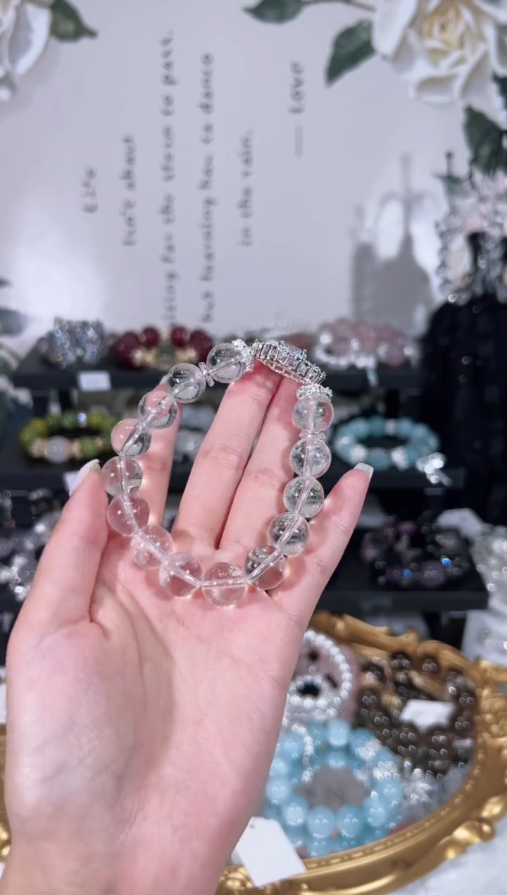 【闪购商品】水晶手链未镶嵌天然水晶默认微瑕 多样性发货发其一