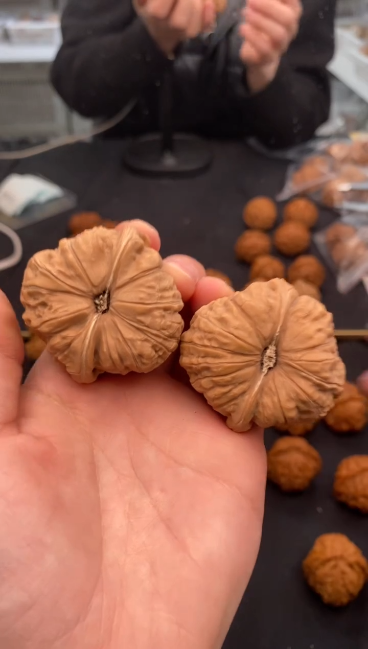 【闪购商品】文玩核桃把件南瓜墩42-u164