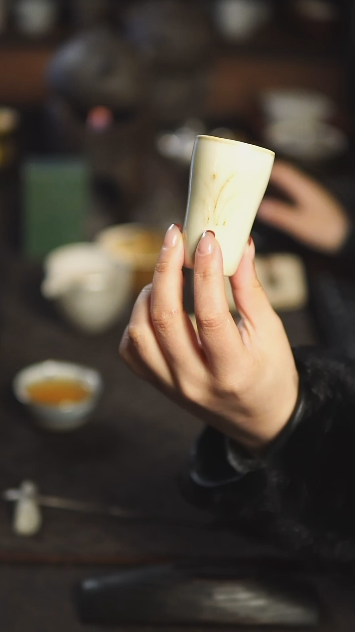 【闪购商品】云龙手作 铁绘闻香杯