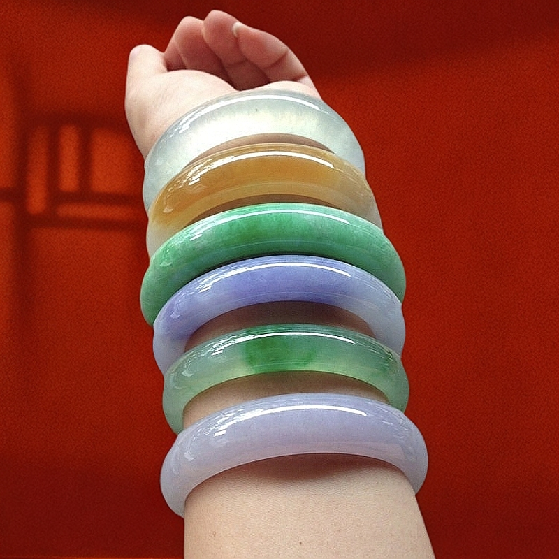 缅甸翡翠手镯 通用图片 多样性