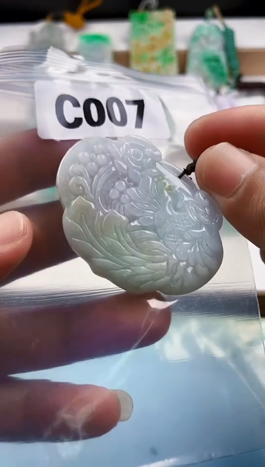 翡翠未镶嵌颈饰天然翡翠吊坠挂件