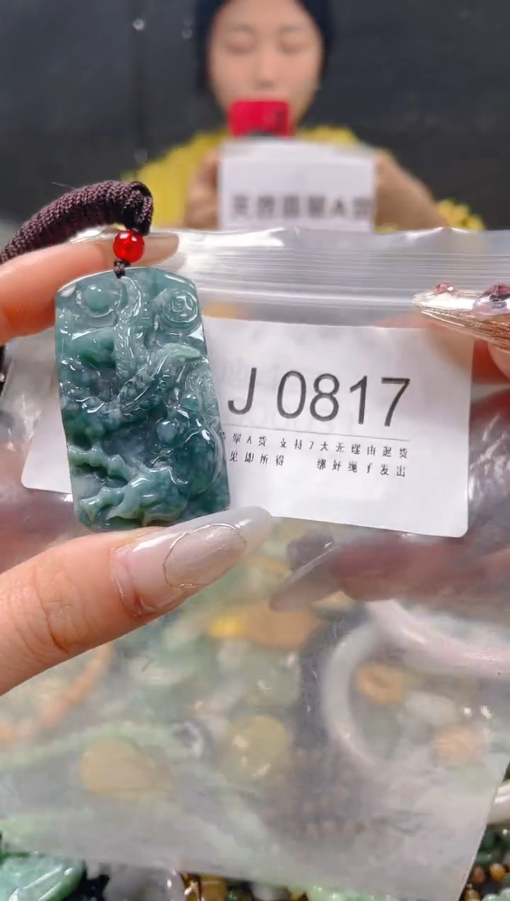 【闪购商品】翡翠颈饰未镶嵌/J/翡翠A货一图一物