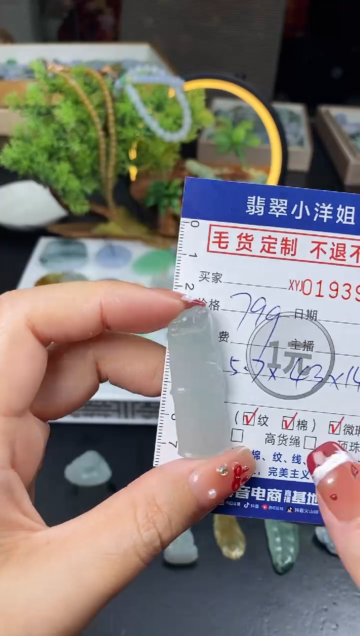 【闪购商品】定制翡翠未镶嵌毛货商品 不退换/3917