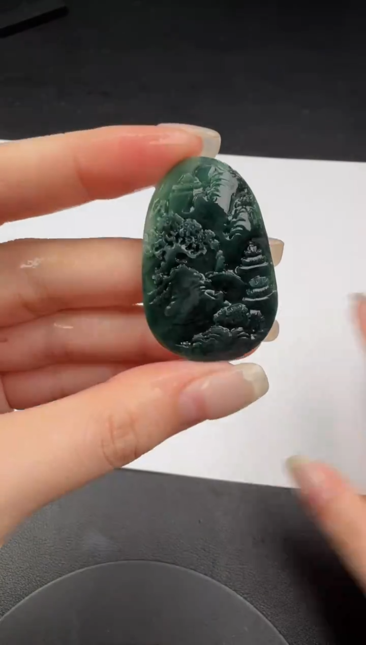 未镶嵌定制翡翠翡翠饰品-71 毛货