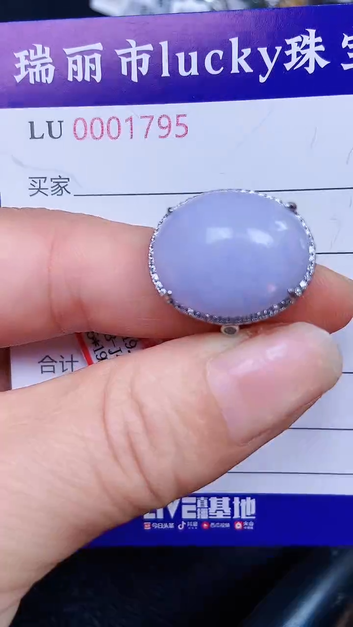 颈饰银S925镶嵌翡翠17954