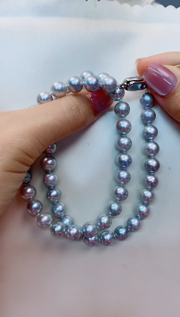 【闪购商品】海水珍珠项链未镶嵌8-8.5海水珍珠项链