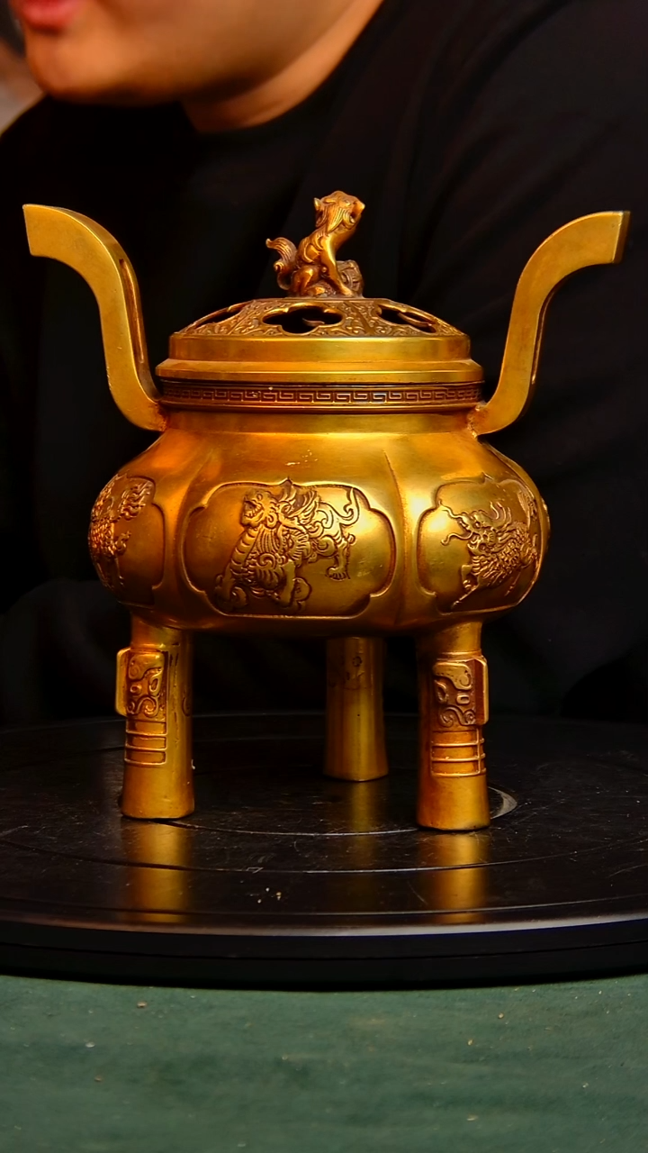 摆件古**杨精品陶瓷摆件