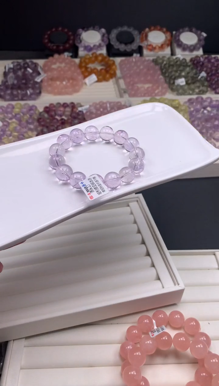 水晶手链未镶嵌多样性发其一 14m+ B24