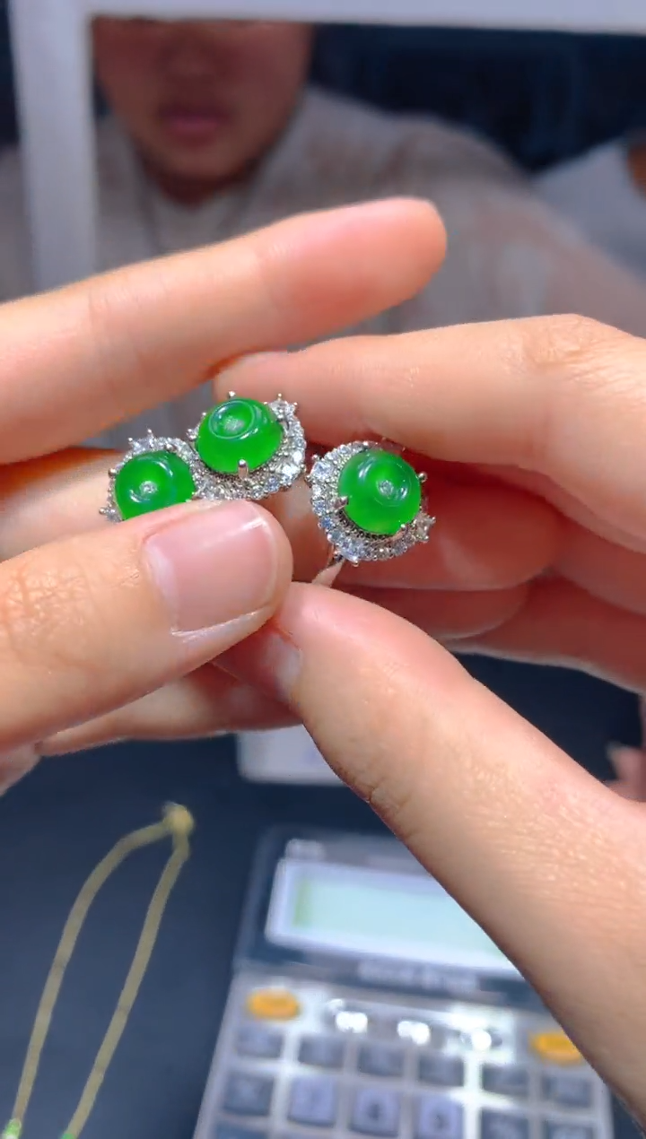 定制翡翠未镶嵌12多样性发货(发其一）