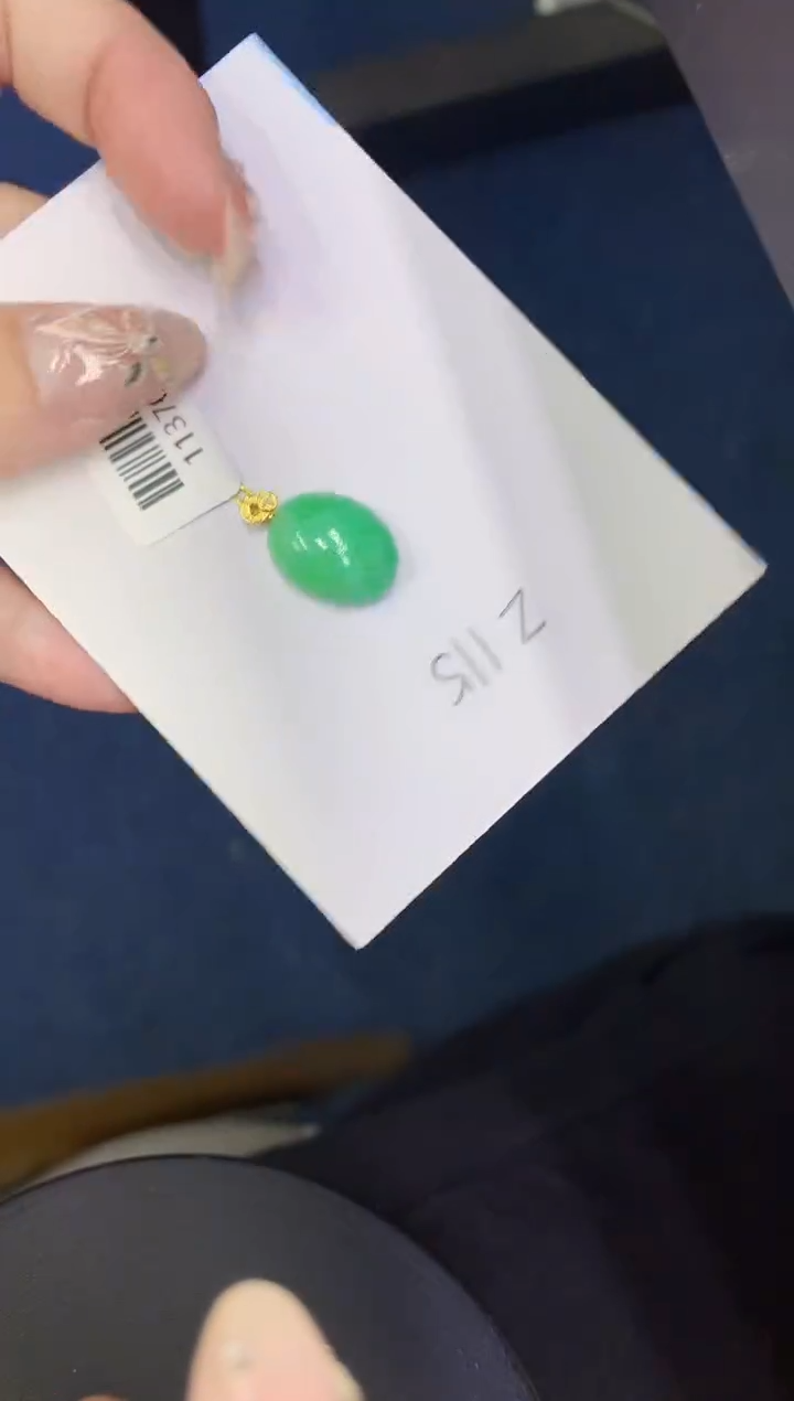 【闪购商品】翡翠颈饰18K金镶嵌0000000000