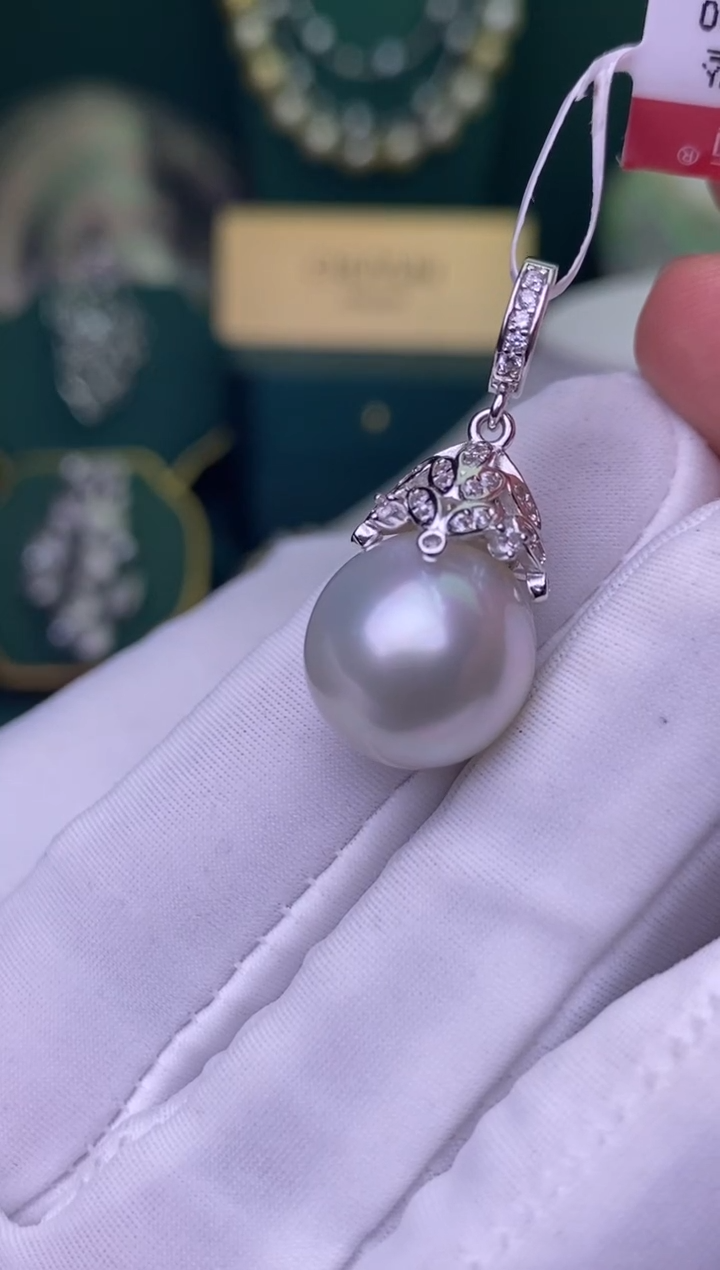 【闪购商品】海水珍珠颈饰银S925镶嵌1