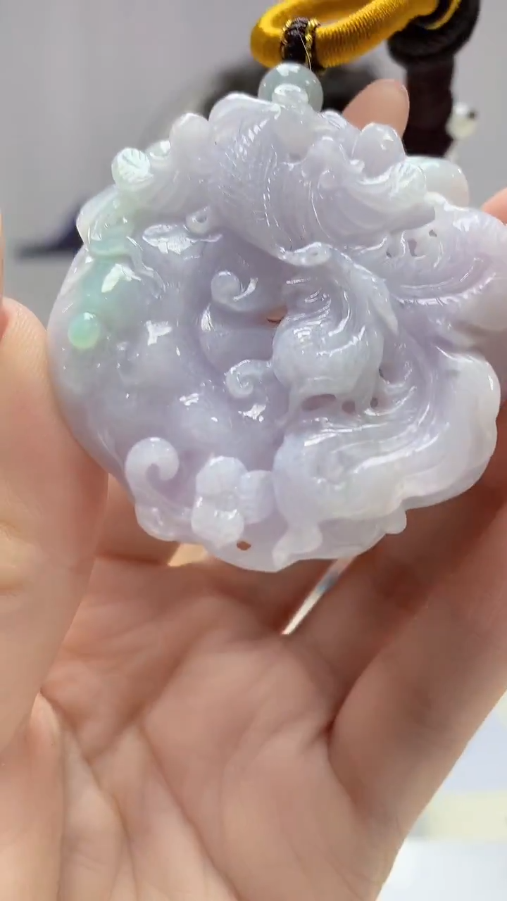 【闪购商品】定制翡翠未镶嵌4688DD-毛货挂件177