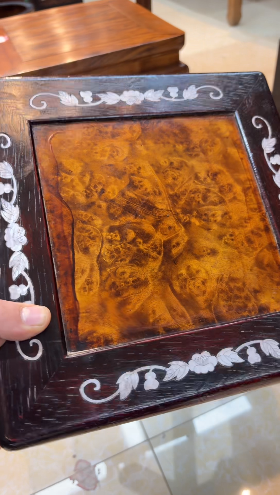 金丝楠小方凳木木