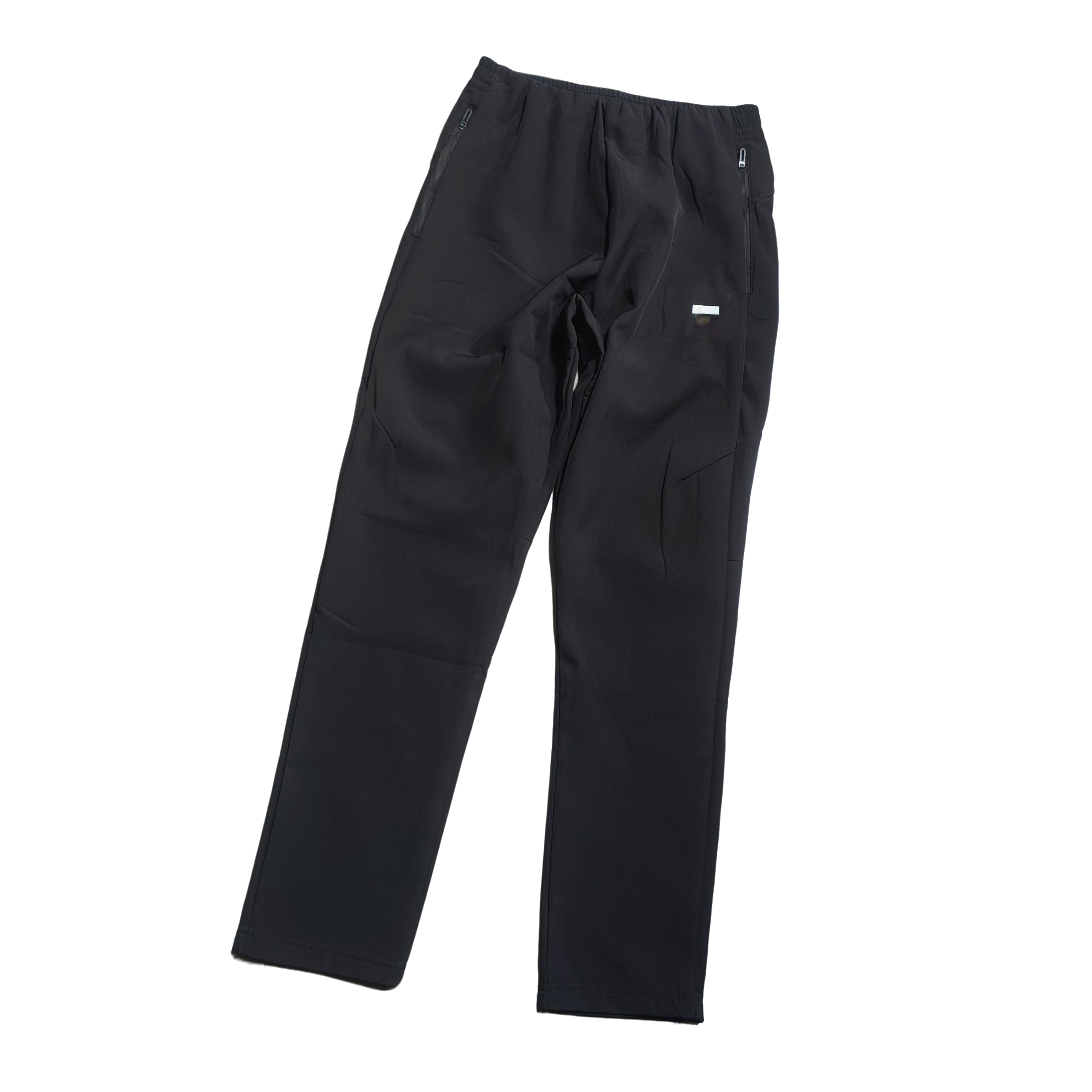 松紧腰薄绒休闲长裤