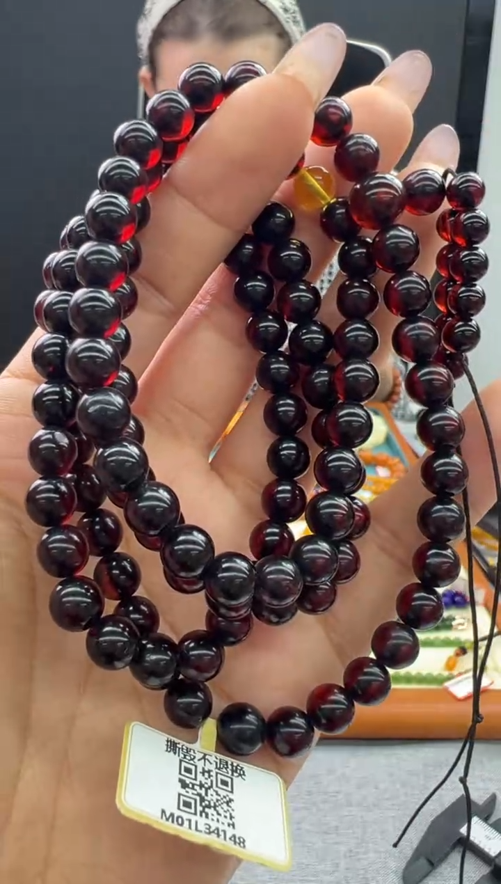 【闪购商品】琥珀颈饰未镶嵌261秒拍号