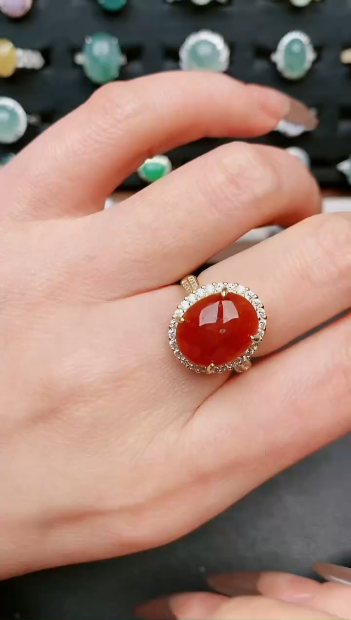 【闪购商品】翡翠戒指银S925镶嵌.....