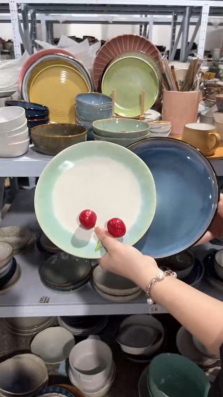 【闪购商品】瓷片外贸尾货瑕疵满20包邮X2 小盘组合