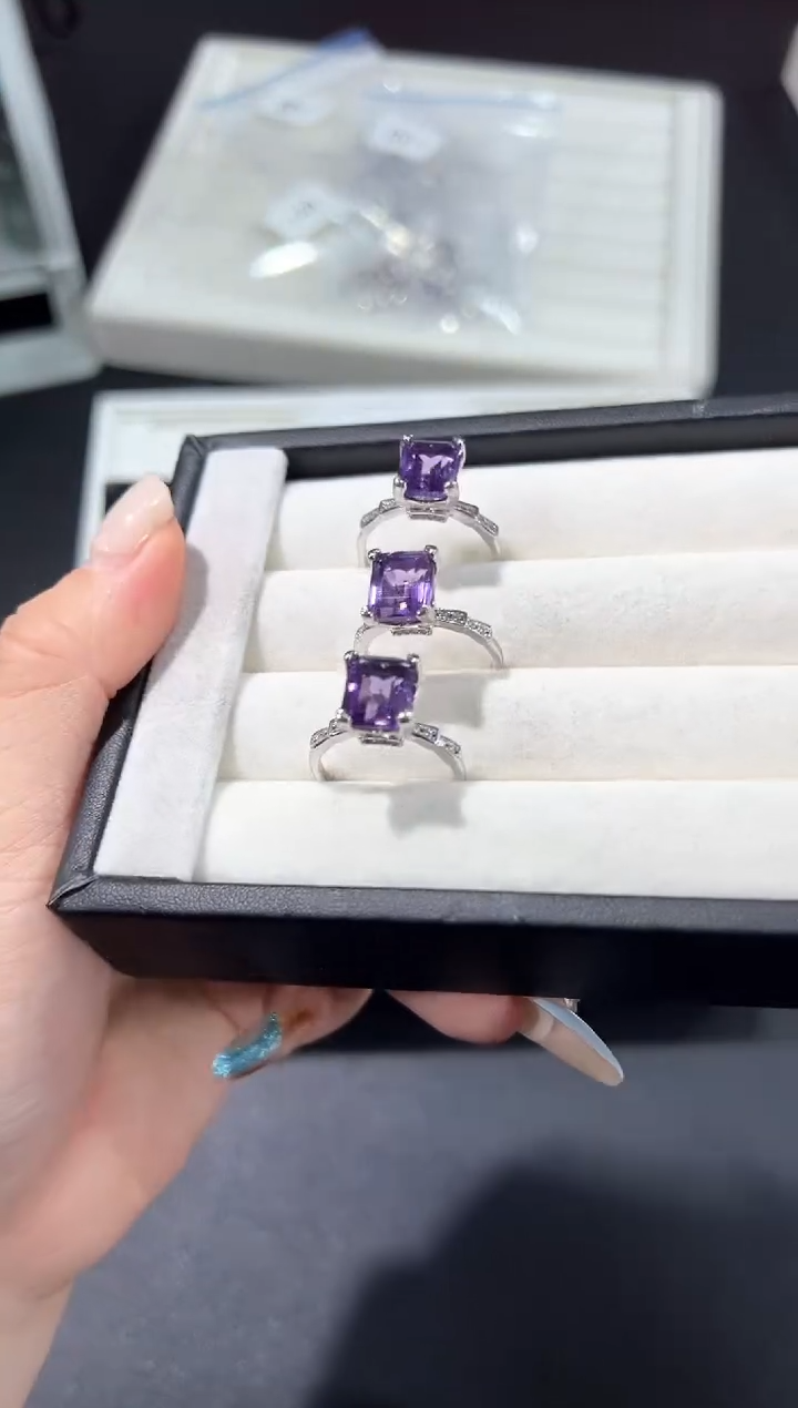 未镶嵌戒指水晶51r多样性发其一【1个】