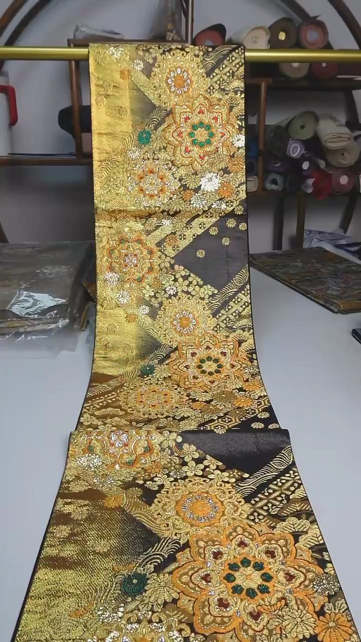 【闪购商品】织绣91西阵织六通宝相花