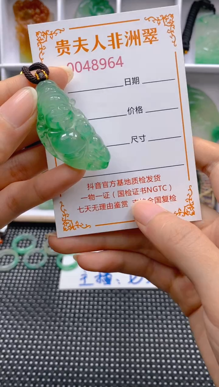 石英质玉未镶嵌颈饰964