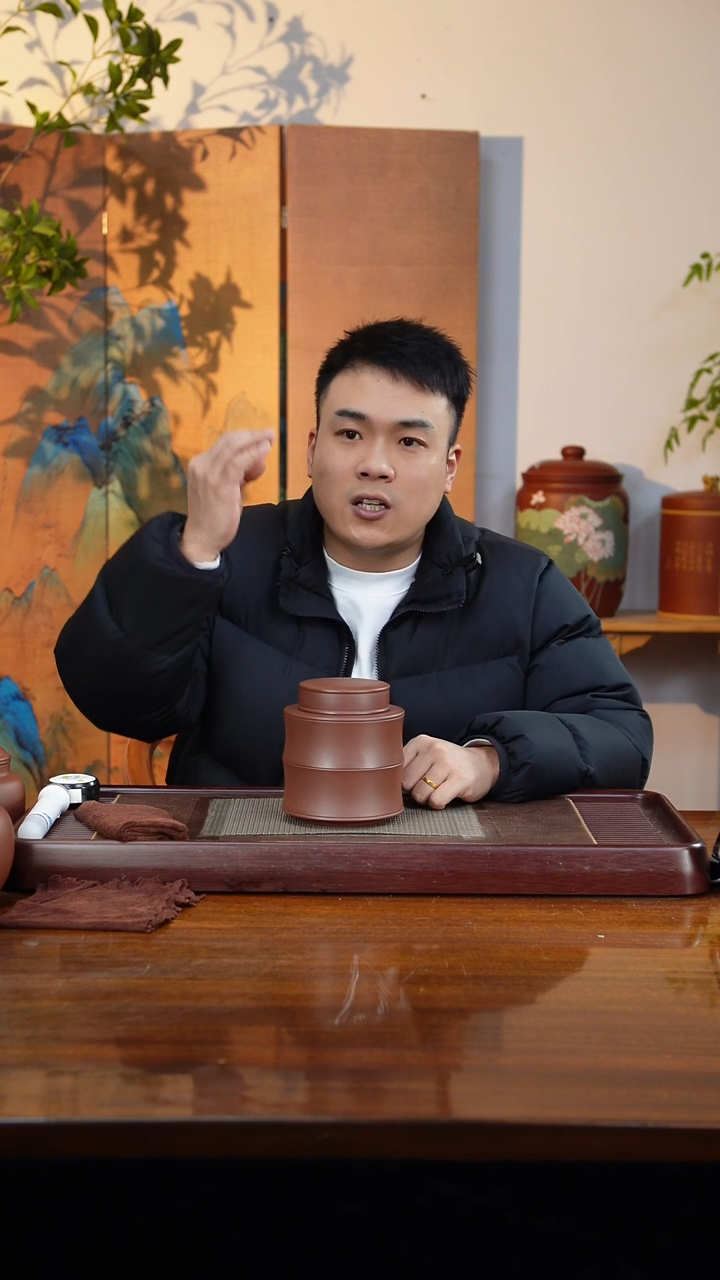 宜兴原矿紫砂茶叶罐