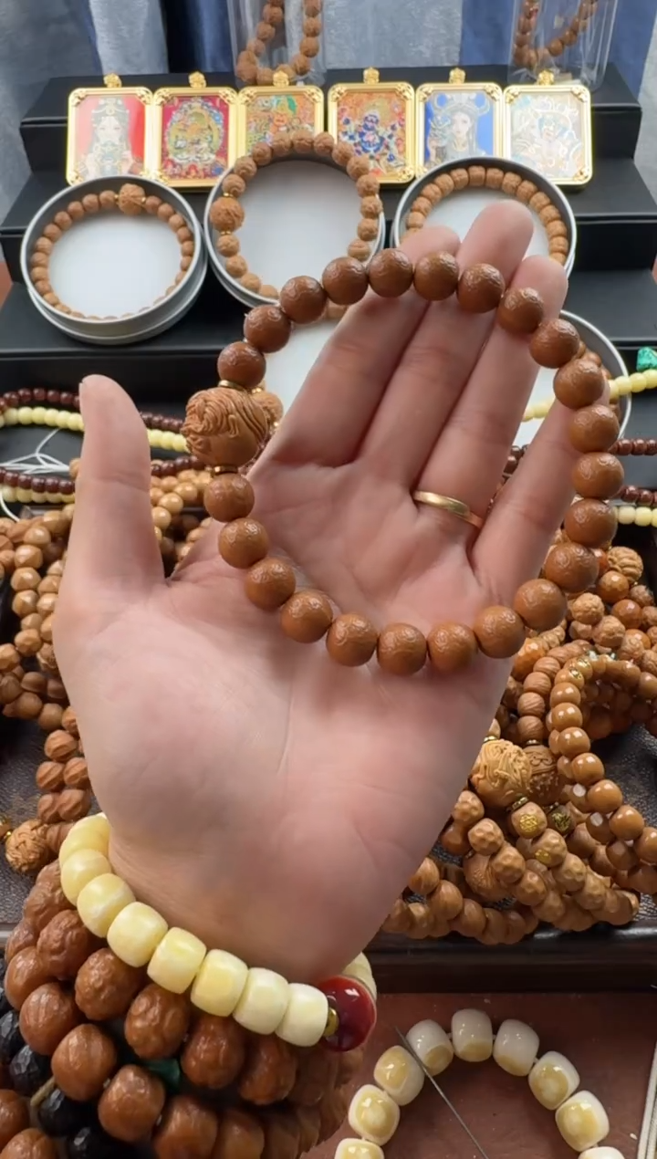 手串猴头核桃金丹送单颗雕刻返油