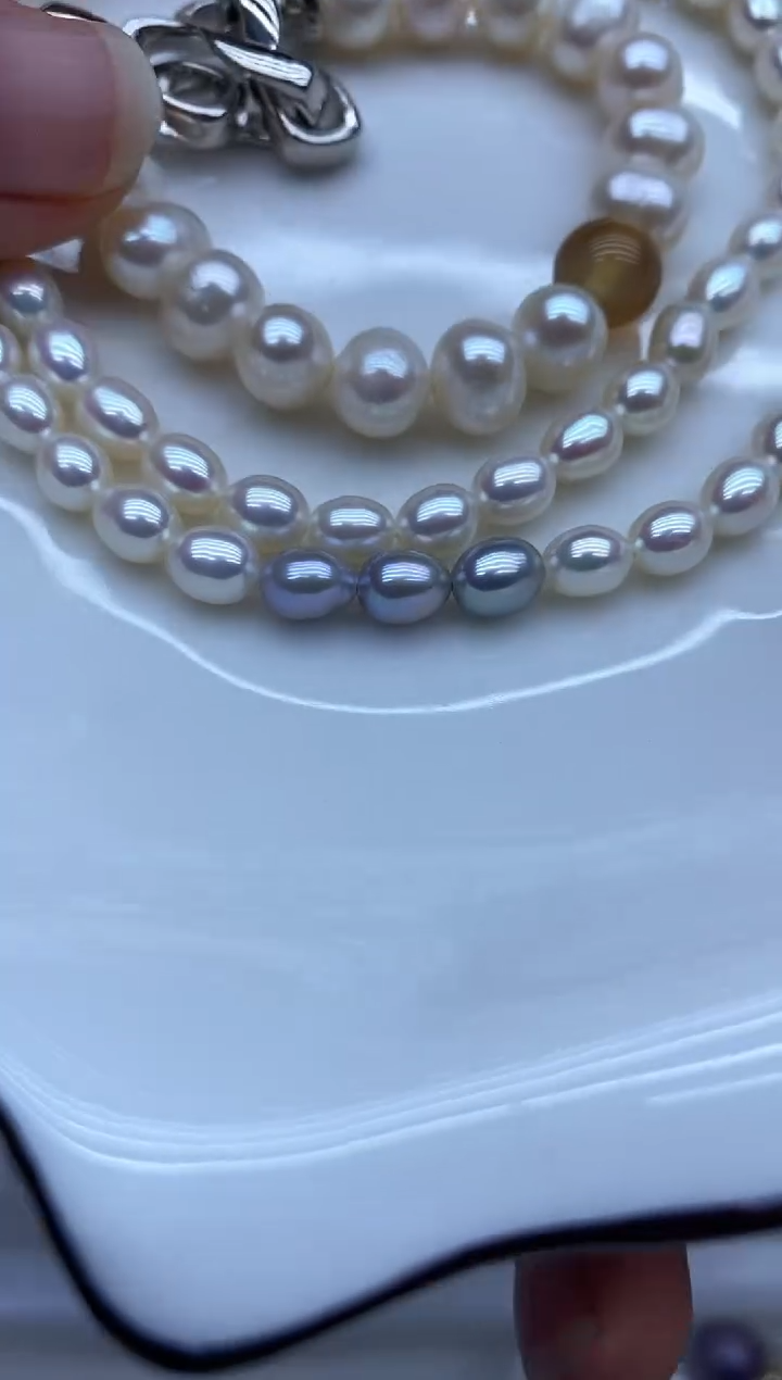 项链未镶嵌淡水珍珠毛衣链