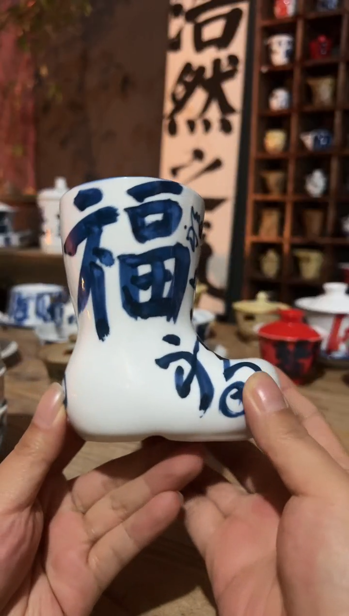 【闪购商品】观云听雨原创手绘茶具