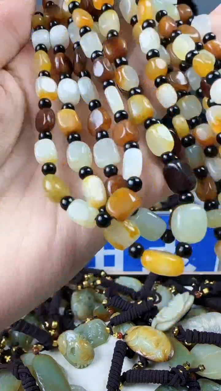 和田玉未镶嵌颈饰多样性发货拍一单发一个