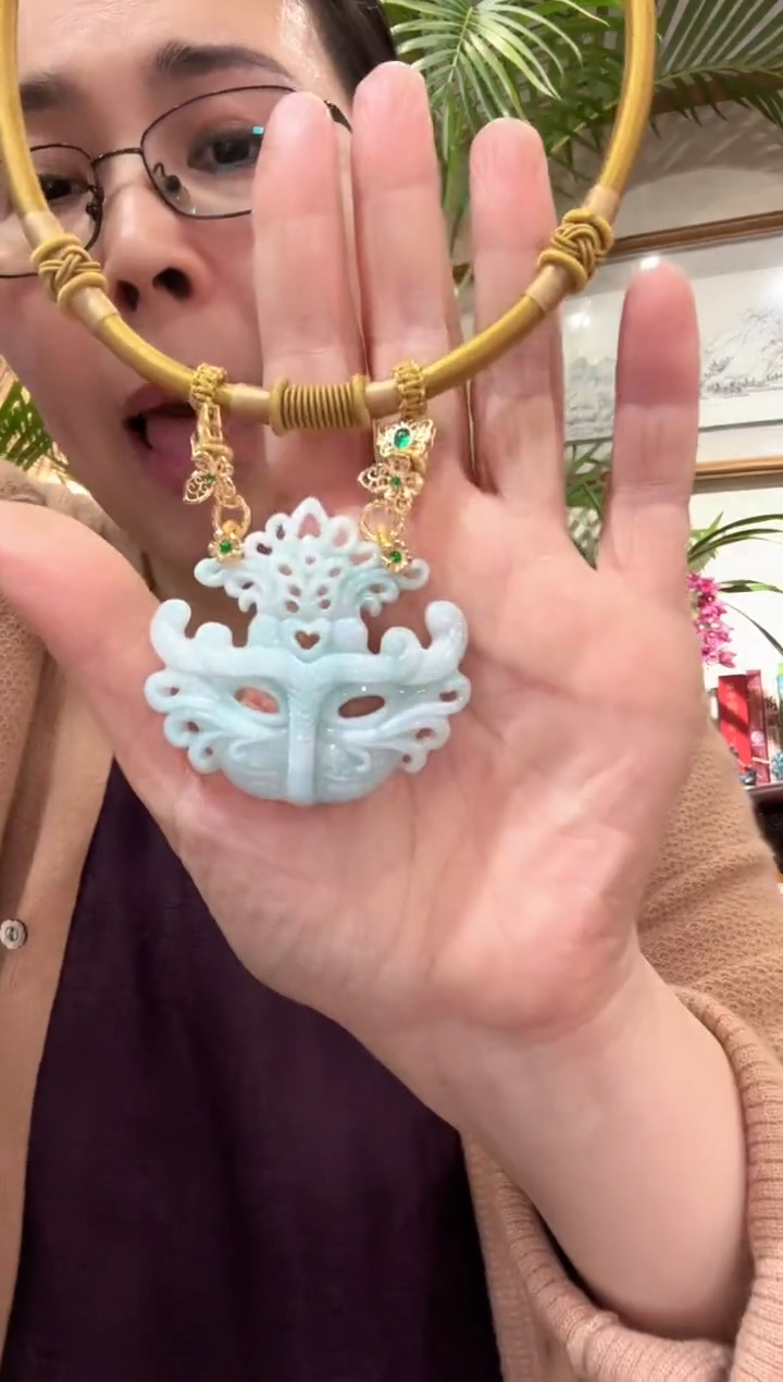 【闪购商品】翡翠颈饰未镶嵌国风