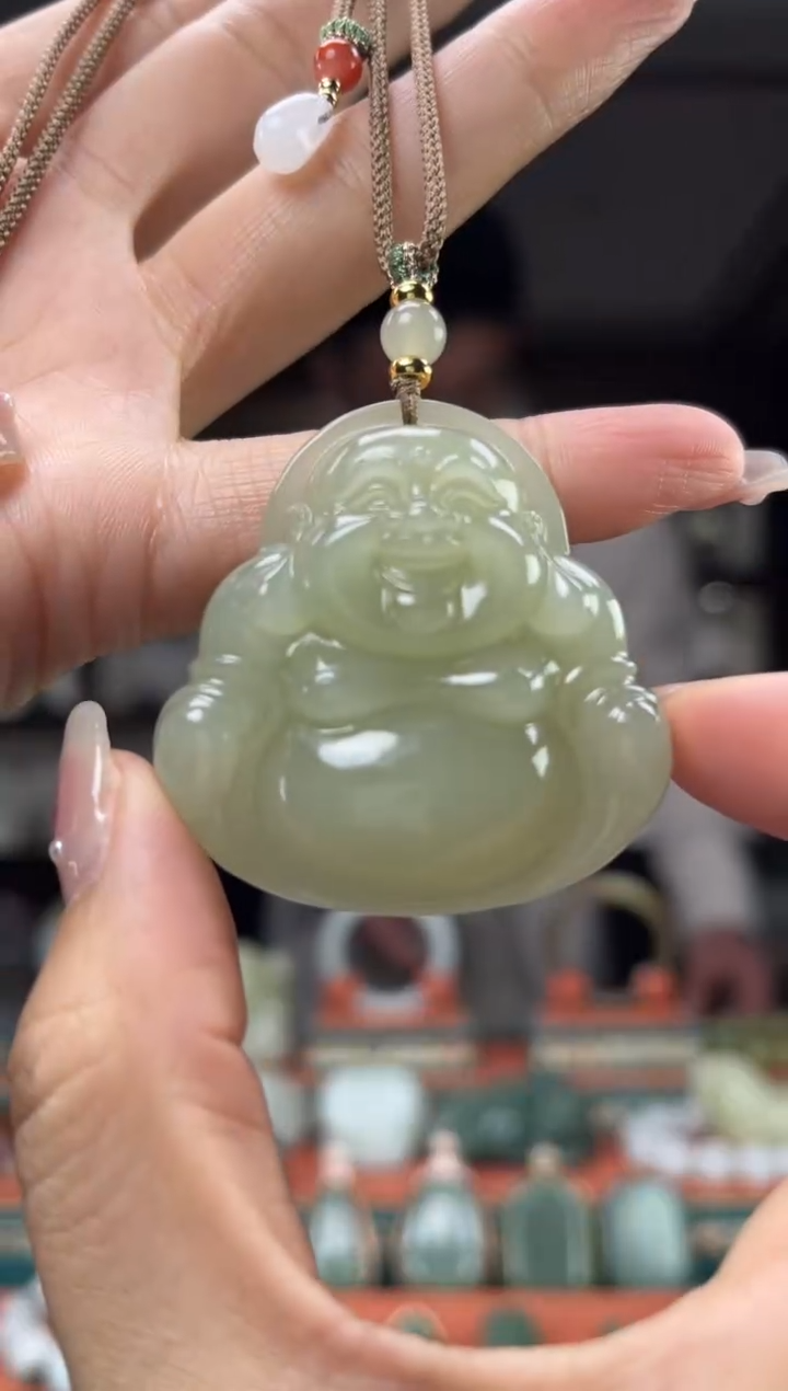 【闪购商品】和田玉颈饰未镶嵌佩佩45mm左右